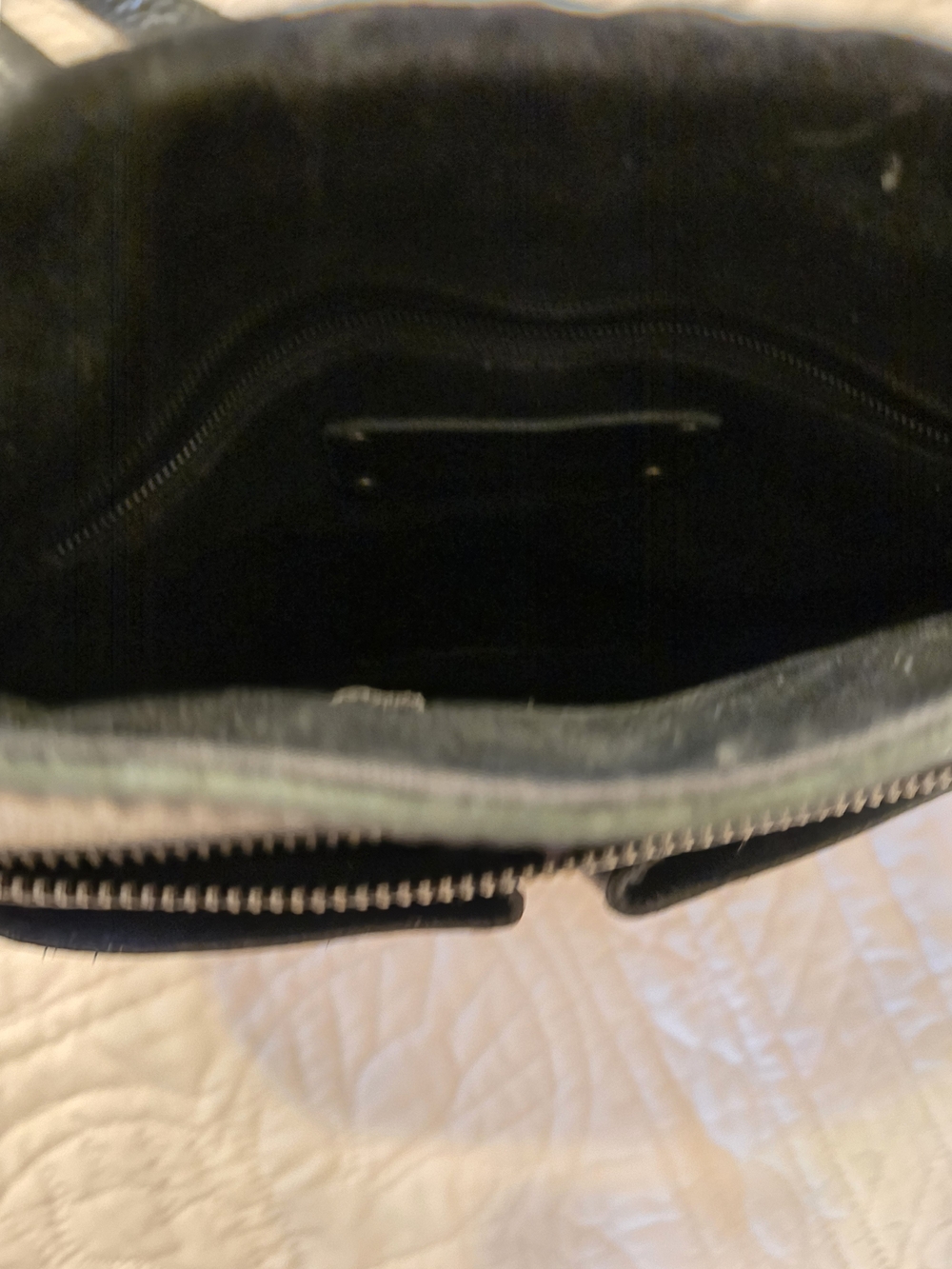 Patricia Nash Black Tooled Floral Leather Crossbody - Picture 7 of 9